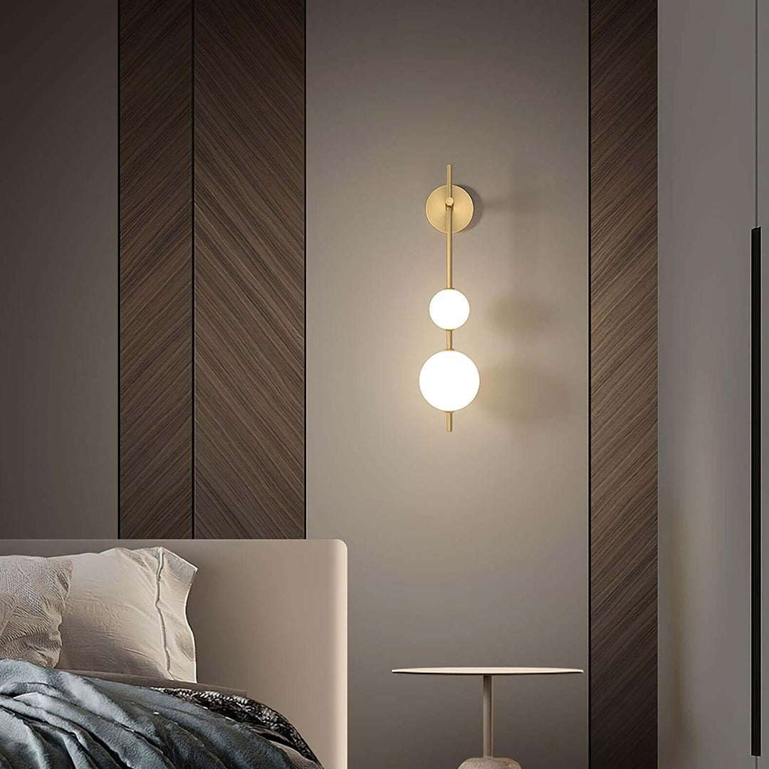 Pionowa Lampa Ścienna Kula