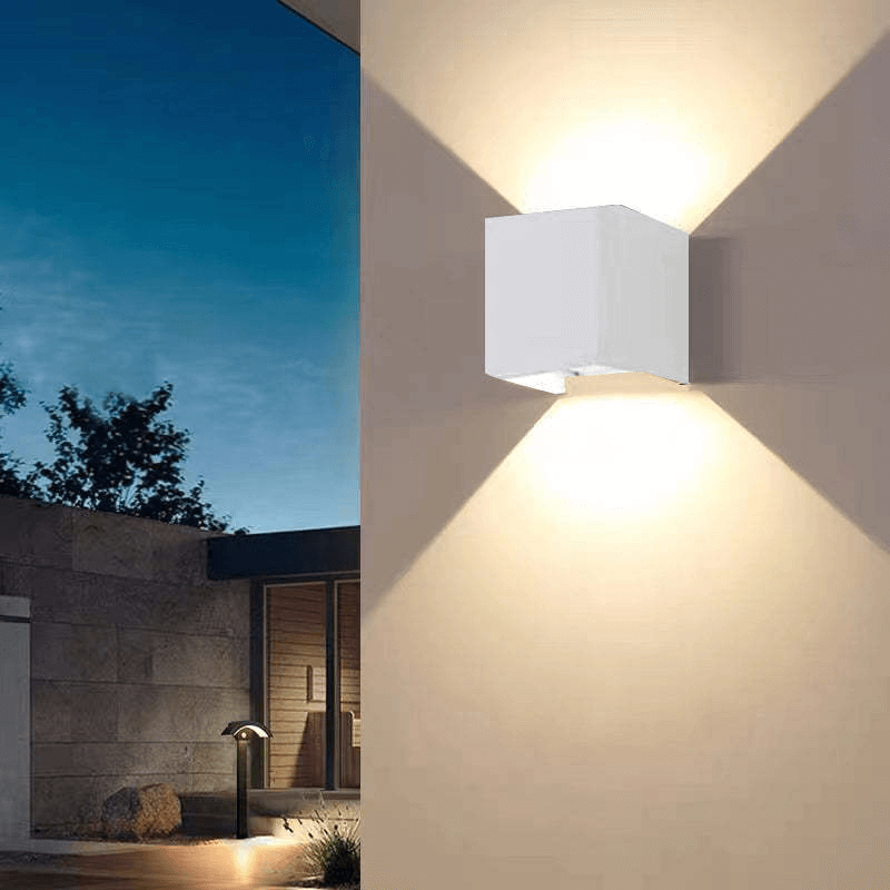 Nowoczesna Lampa Ścienna LED do Wewnątrz i na Zewnątrz