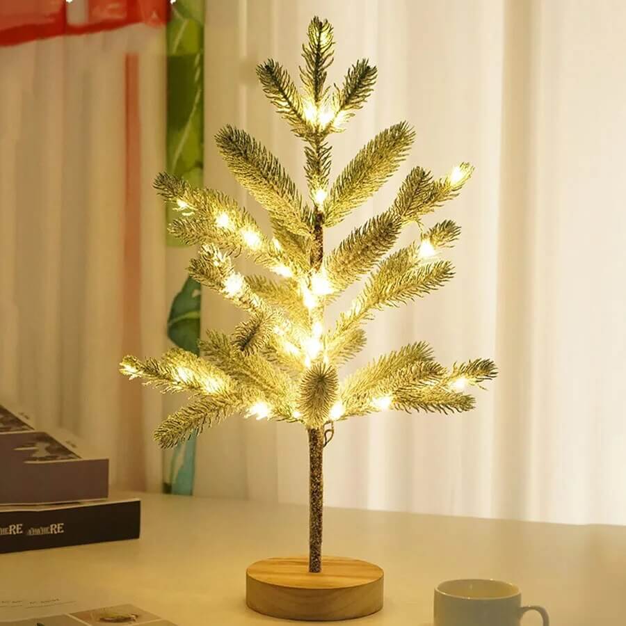Symbol Nocnego Światła Choinki LED