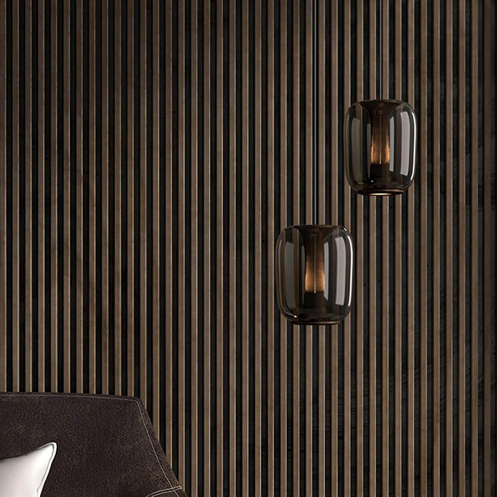 Szklana lampa wisząca