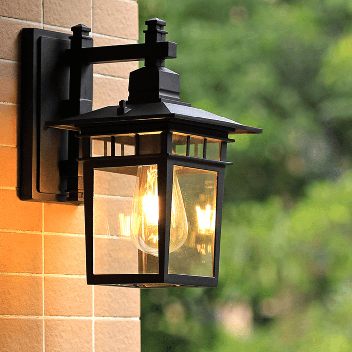 Nowoczesna Lampa Ścienna Zewnętrzna - Oświetlenie Ogrodowe