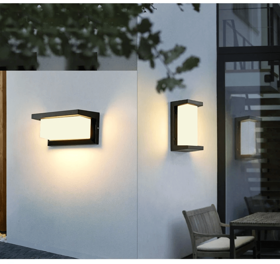Zewnętrzna Wewnętrzna Lampa Ścienna LED z Czujnikiem Ruchu