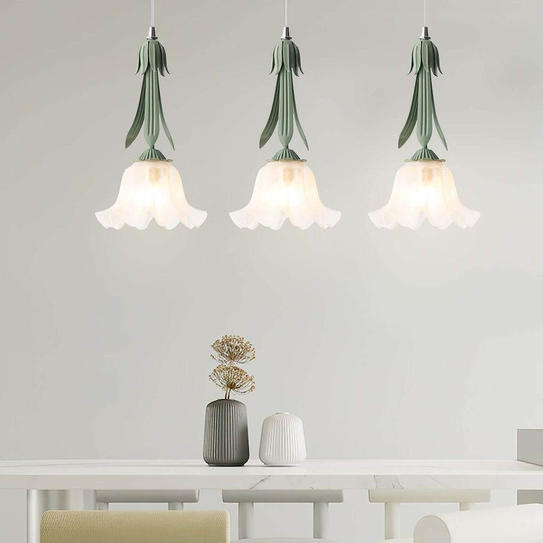 Lampa Wisząca Kwiatowa Konwalia