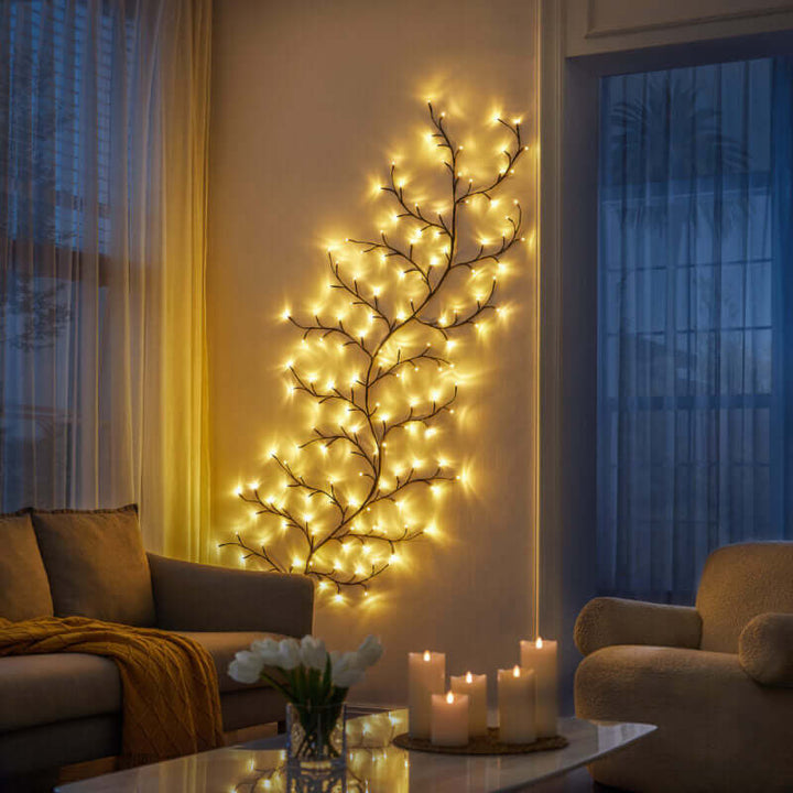 Drzewko świetlne LED do domu - Ozdoba nastrojowa