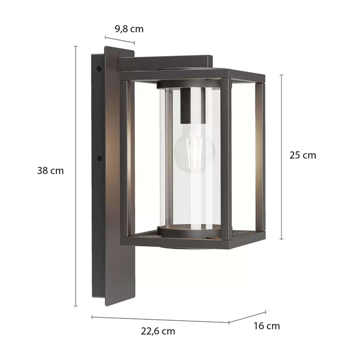 Zewnętrzna lampa ścienna Ferda