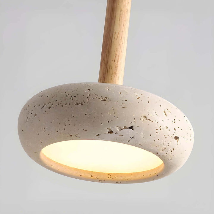 Lampa wisząca Osho z naturalnego kamienia