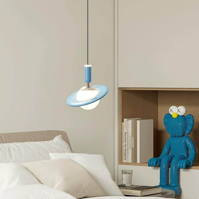 Lampa wisząca z okrągłymi pierścieniami do nowoczesnego wnętrza