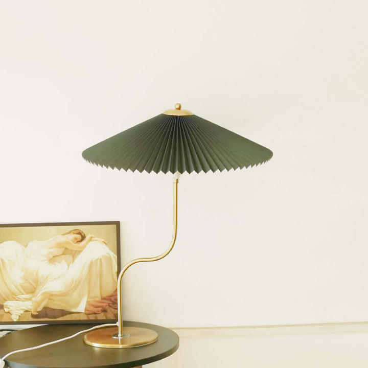 Lampa parasolowa nowoczesna, biała