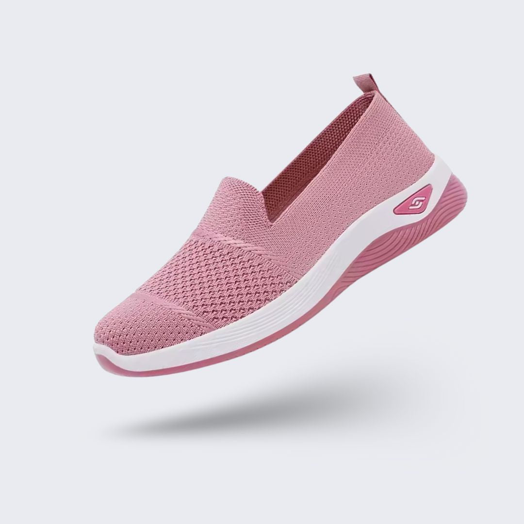 Damskie trampki ortopedyczne zapewniające komfort, elegancki design, w różnych kolorach, idealne na długie spacery.