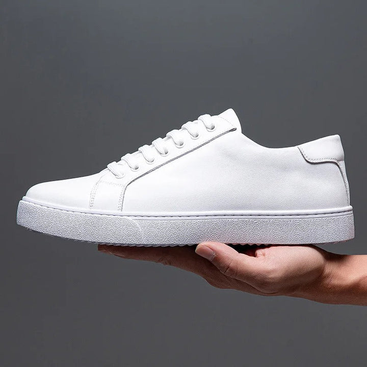 Męskie skórzane sneakersy premium, elegancki i ponadczasowy design, z wyściełaną podeszwą dla codziennego komfortu