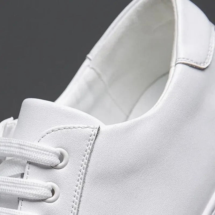 Męskie skórzane sneakersy premium, elegancki i ponadczasowy design, z wyściełaną podeszwą dla codziennego komfortu