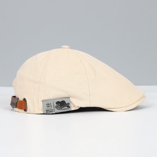 Elegancki regulowany beret męski, beżowy, niebieski, żółty, czarny, czerwony, klasyczny i nowoczesny, dodatek do mody