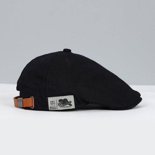 Męski regulowany beret, elegancki styl, klasyczny design, różne kolory, optymalny komfort, ponadczasowy dodatek.