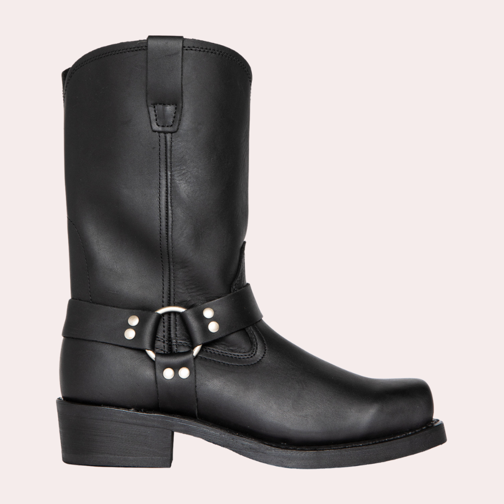 Męskie buty kowbojskie w kolorze brązowym, stylowe i wygodne