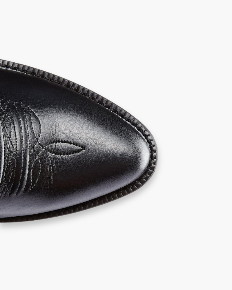 Kowbojki damskie western eleganckie, skórzane brązowe, staranne szwy, ponadczasowy styl, wyhoda premium