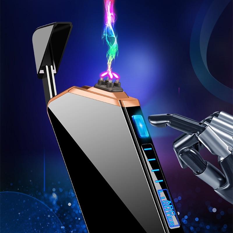 Zapalniczka plazmowa USB, elegancki kompaktowy design, odporna na wiatr, bezpieczeństwo i ekologia, dla nowoczesnego mężczyzny.