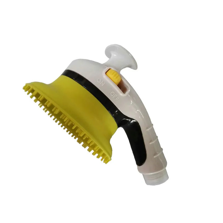 Szczotka do masażu skóry głowy z miękkiego silikonu, ergonomiczny design, żywe kolory, poprawia krążenie i zdrowie włosów.
