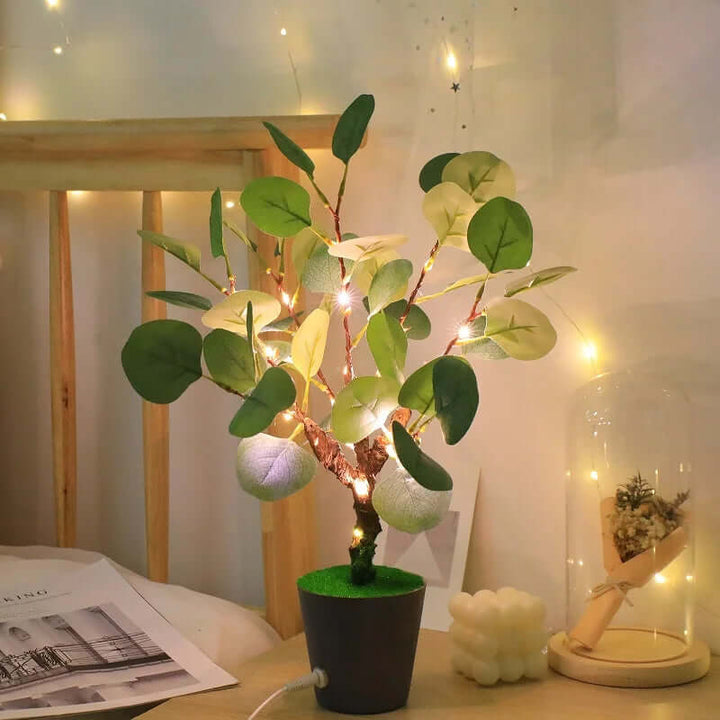 Lampka nocna LED z gałązką świąteczną