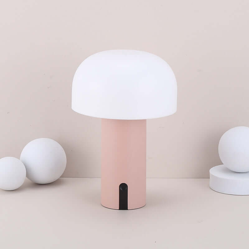 Europejska designerska lampa stołowa w kształcie grzyba