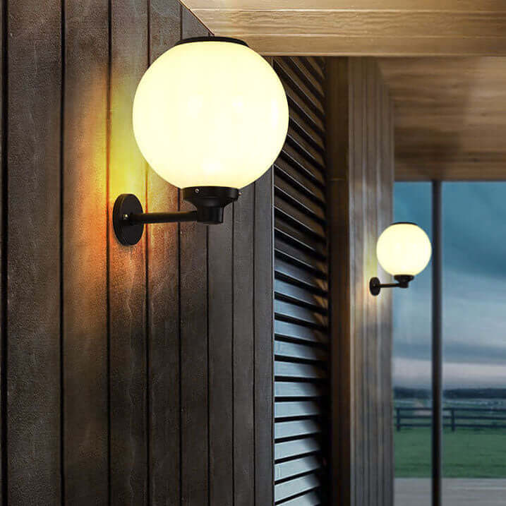 Solarna Lampa Ścienna LED - Wodoodporne Oświetlenie Zewnętrzne