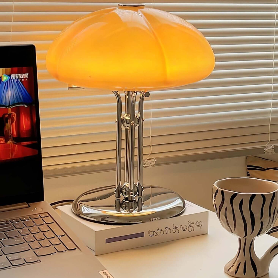 Lampa stołowa grzybek, do sypialni