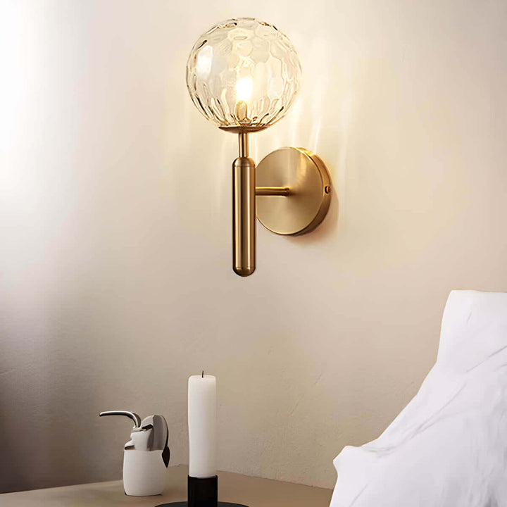 Jasna - Lampa Ścienna z Ręcznie Wykonanego Szkła