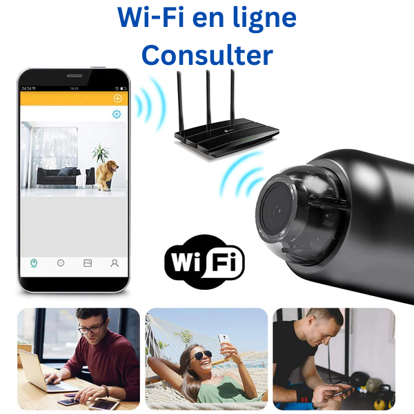 Kompaktowa kamera monitorująca Full HD 1080p dla dzieci, dyskretny design i ultraszerokokątny obiektyw 160°.