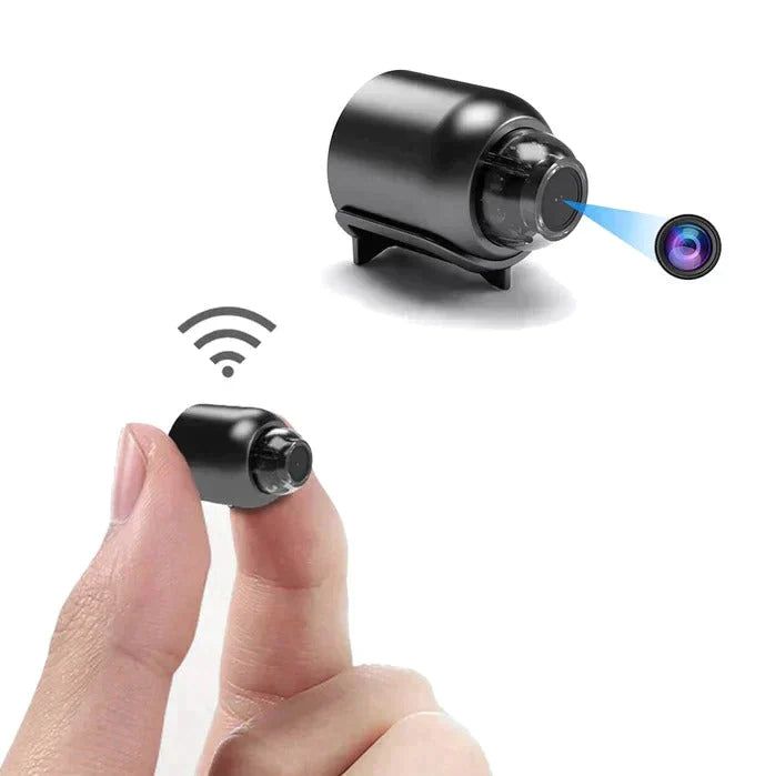 Kamera monitorująca WiFi HD, elegancki design, zaawansowana wizja nocna, wykrywanie ruchu, łatwy montaż.