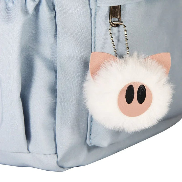 Niebieski plecak dziecięcy Stitch z zabawnym motywem i breloczkiem, praktyczny i uroczy design do szkoły.