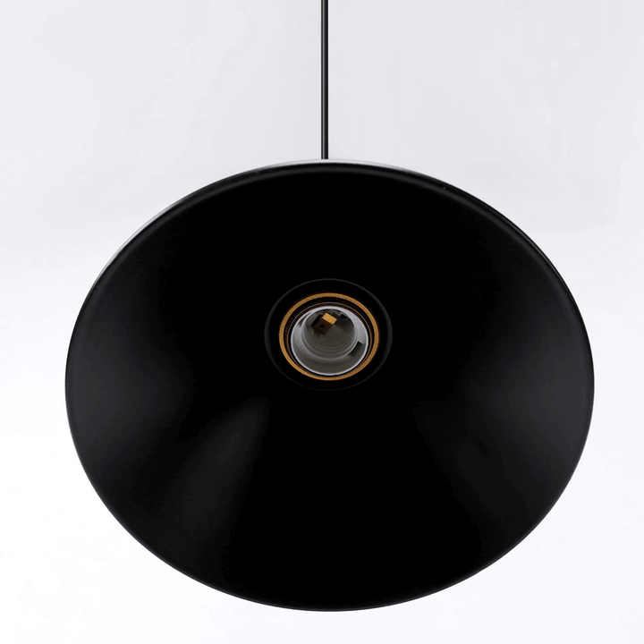 Mosiężna stożkowa lampa wisząca