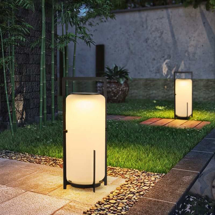 Zewnętrzna Lampa Solarna - Nowoczesne Oświetlenie Tarasu