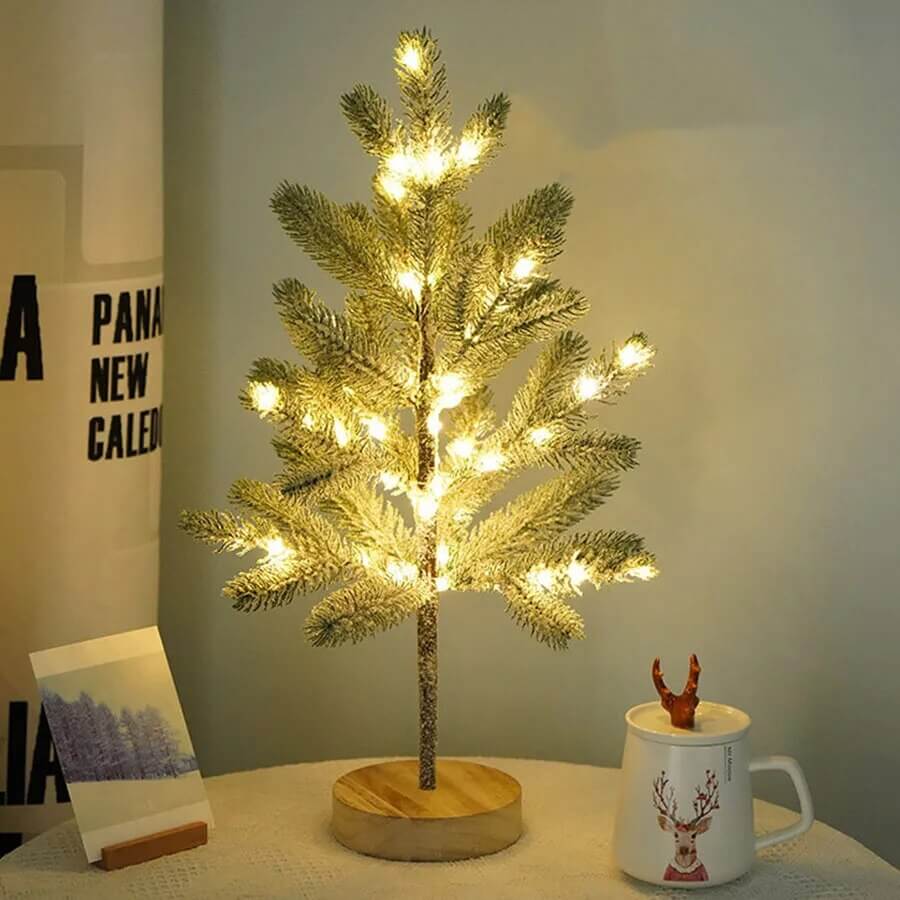 Symbol Nocnego Światła Choinki LED