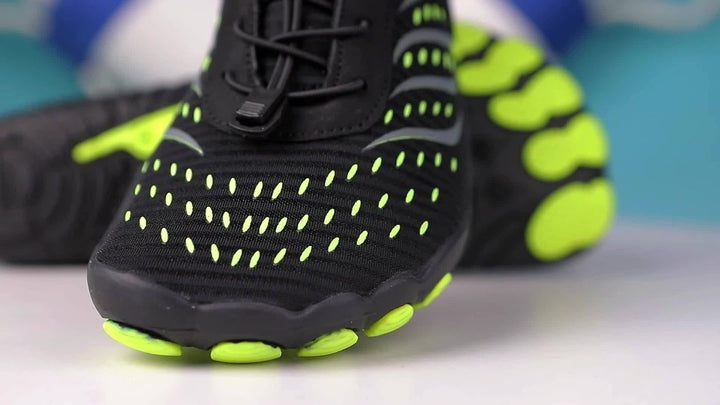 Lekkie buty do wody unisex, oddychające, antypoślizgowa podeszwa, widok z góry