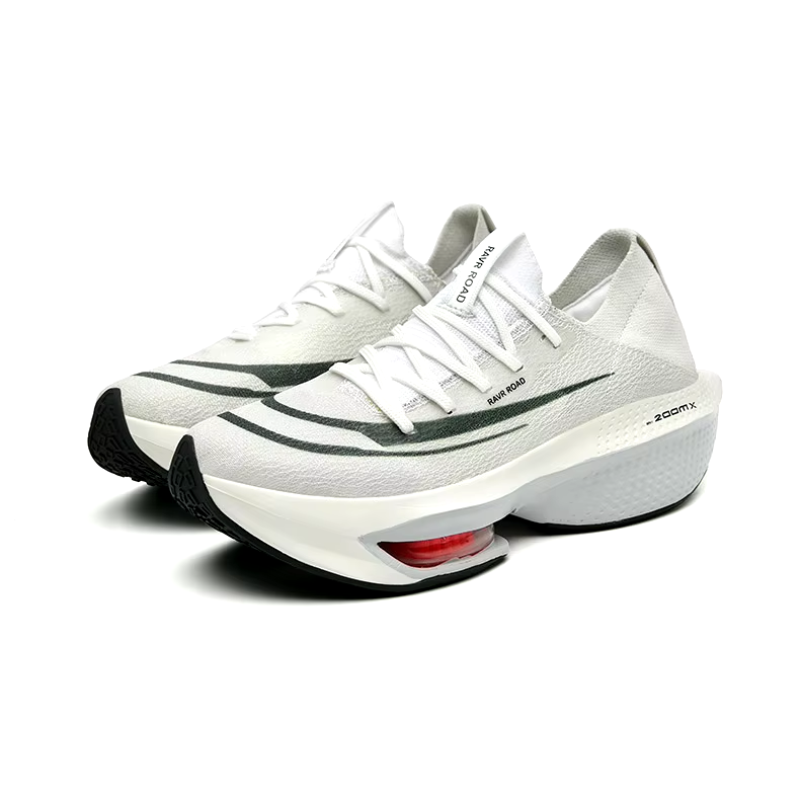 Lekkie damskie buty do biegania Stride Air, widok boczny, szary design, technologia Airflow dla lepszej oddychalności.