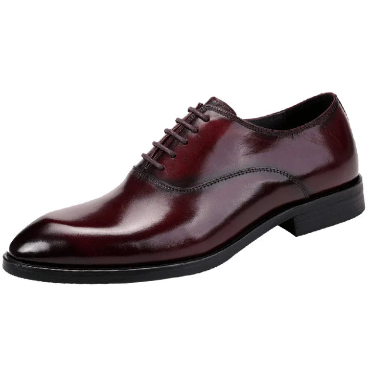 Eleganckie męskie buty z prawdziwej skóry, wyrafinowany design w kolorze brązowym i czarnym, optymalny komfort na każdą okazję.
