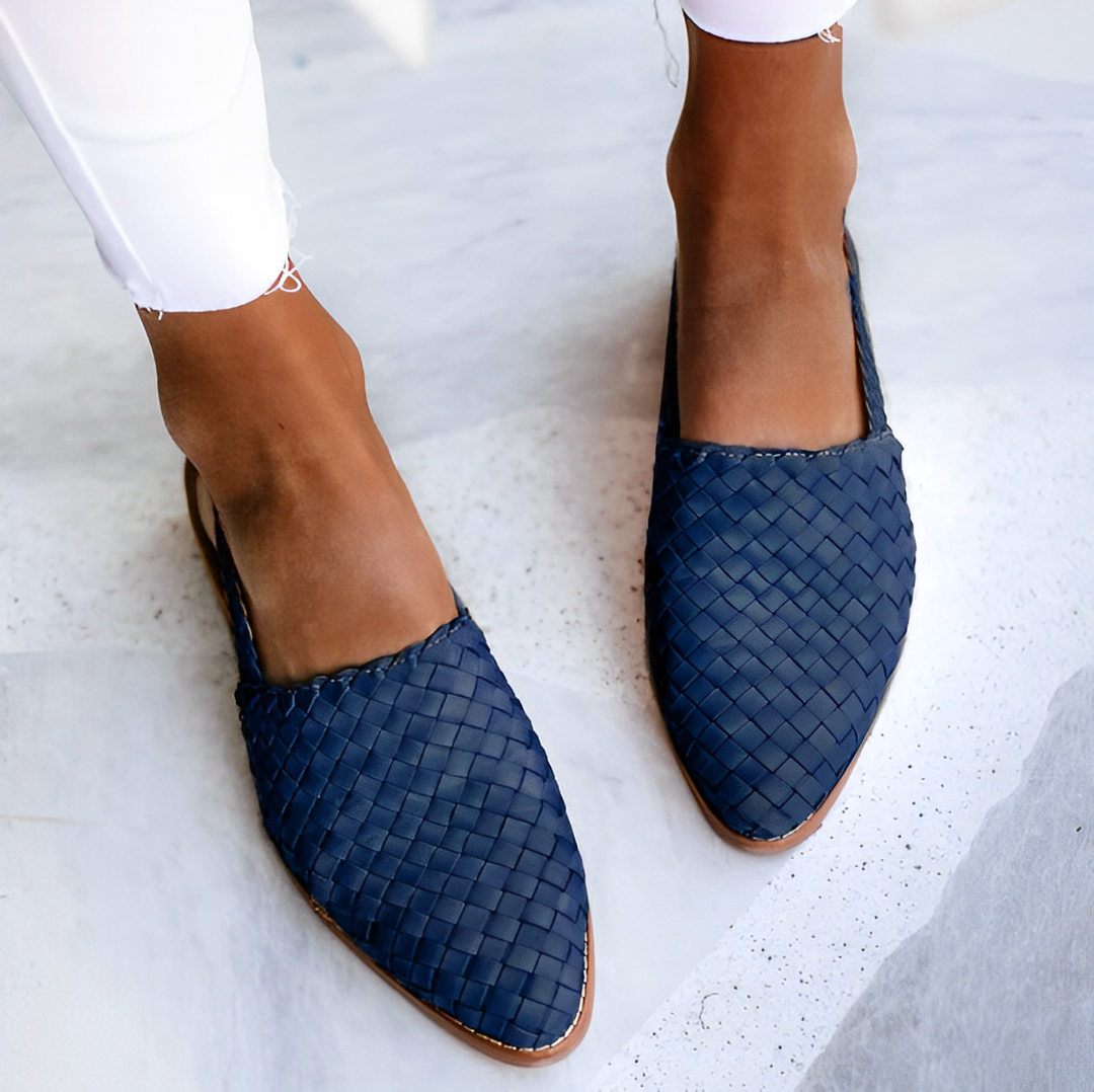 Damskie skórzane buty Amélie, wygodne, eleganckie, w kolorze czarnym i beżowym, nowoczesny design