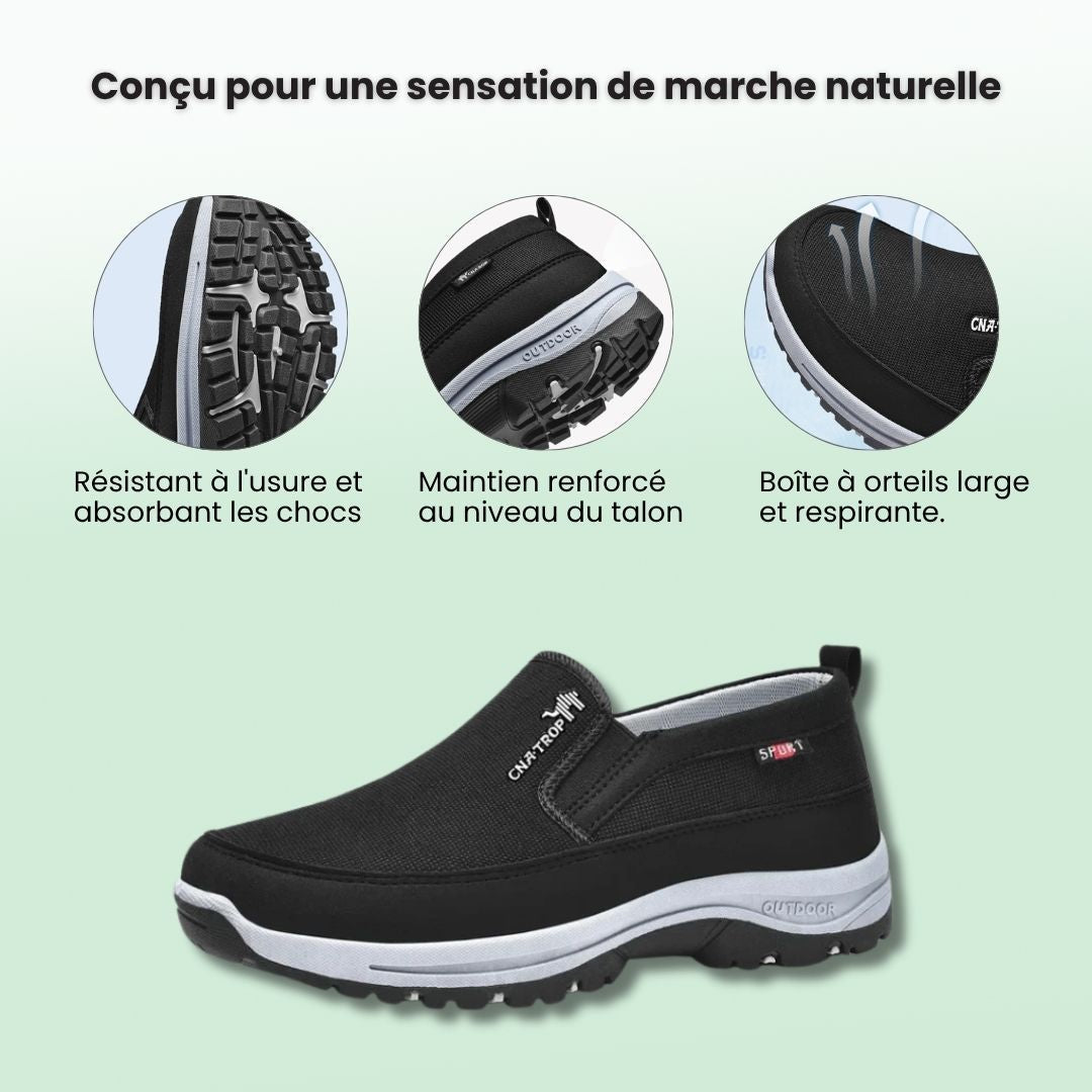 Męskie buty ortopedyczne zapewniające komfort, nowoczesny design, antypoślizgowa podeszwa, idealne na co dzień, dostępne w różnych kolorach.