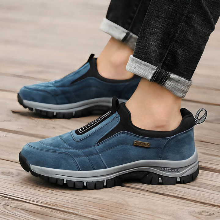 Wysokiej jakości ortopedyczne buty z siateczki, eleganckie i oddychające, zapewniające wyjątkowy komfort i wsparcie dla mężczyzn.