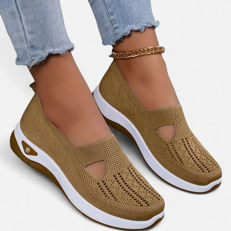 Damskie lekkie buty ortopedyczne, nowoczesny design bez sznurowadeł, wygoda i ergonomiczne wsparcie.