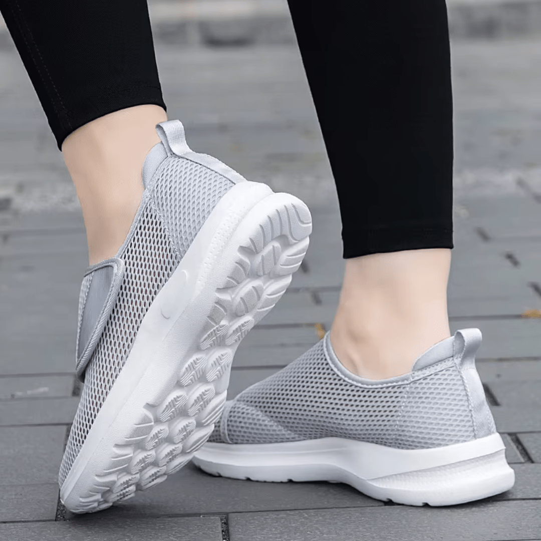 Eleganckie i wygodne buty ortopedyczne dla kobiet z szerokimi stopami, wykonane z elastycznych materiałów.