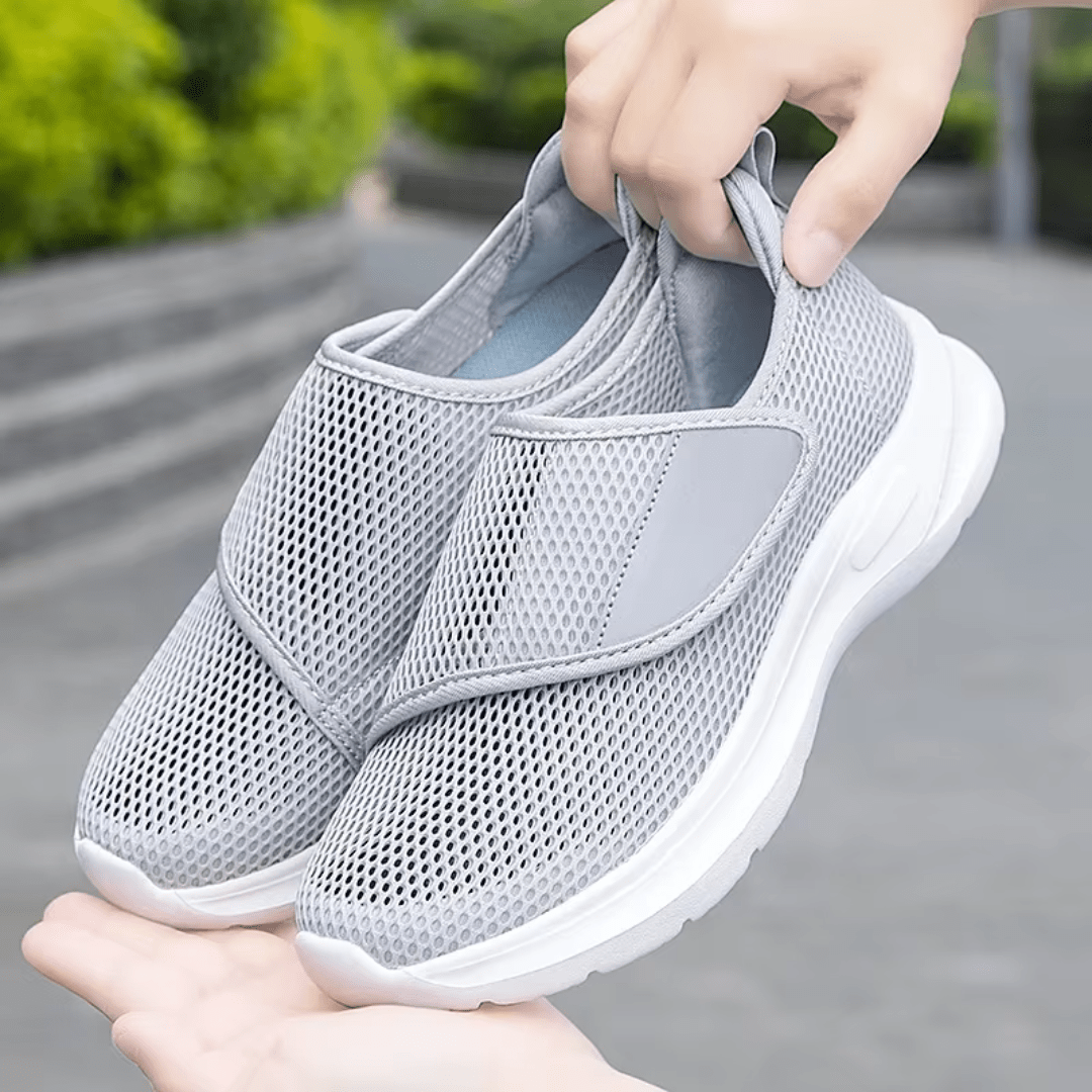 Eleganckie i wygodne buty ortopedyczne dla kobiet z szerokimi stopami, wykonane z elastycznych materiałów.