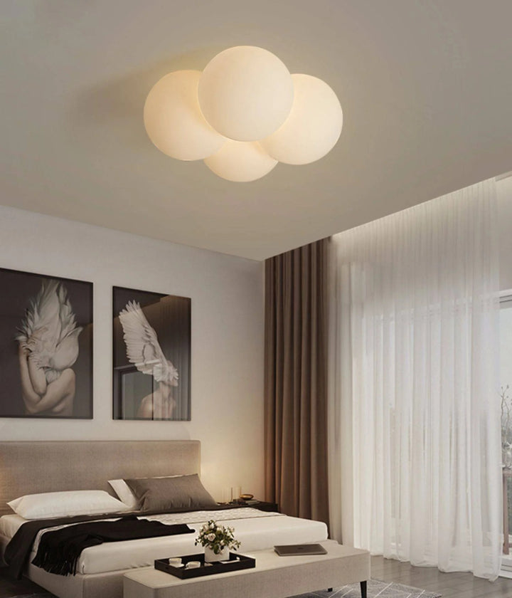 Nowoczesna Lampa Sufitowa Chmura - Zintegrowane Oświetlenie LED