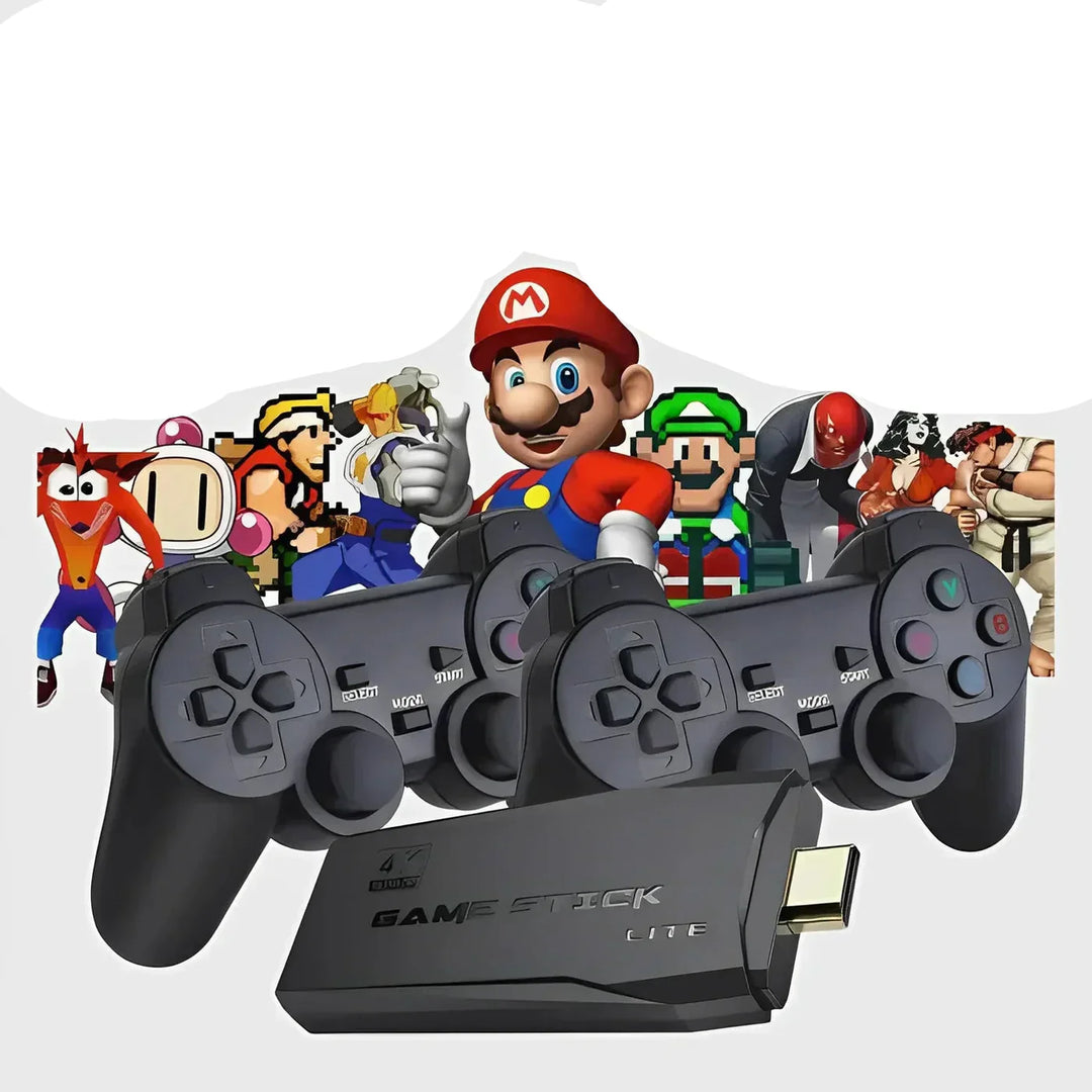 Konsola do gier retro 4K z kontrolerami, ponad 20 000 gier w zestawie, połączenie HDMI, nostalgiczne doświadczenie