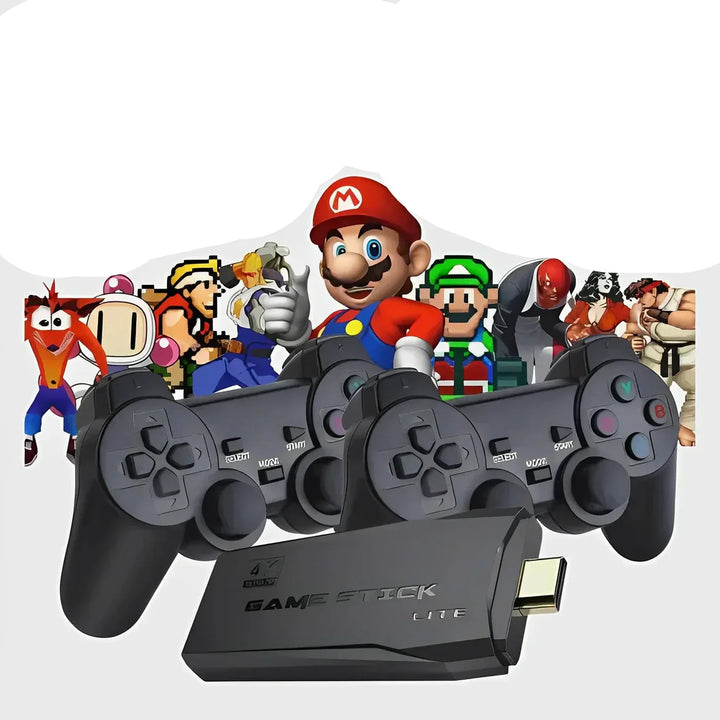 Konsola do gier retro 4K z kontrolerami, ponad 20 000 gier w zestawie, połączenie HDMI, nostalgiczne doświadczenie