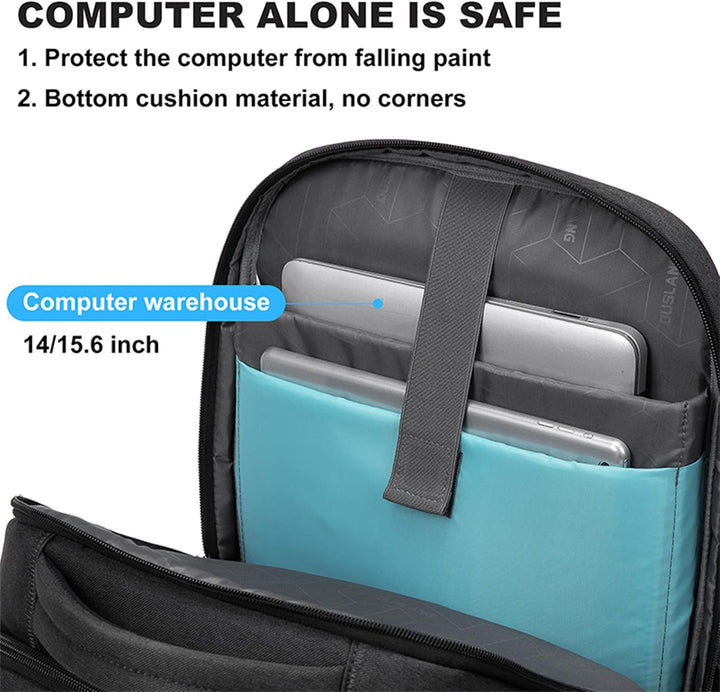 Uniwersalny plecak na laptopa, pasuje do większości modeli, bezpieczne przechowywanie w podróży.