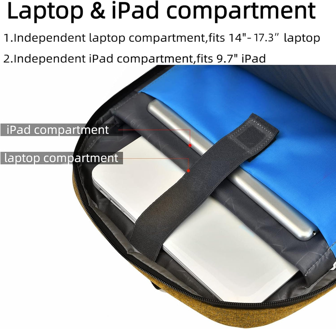 Uniwersalny plecak podróżny na laptopa 17", czarny, pojemny, z wieloma przegródkami, idealny jako bagaż miejski.