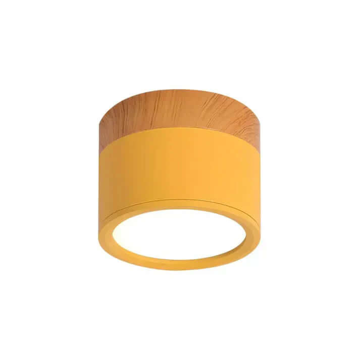 Cylindryczna lampa sufitowa LED – nowoczesne oświetlenie korytarza