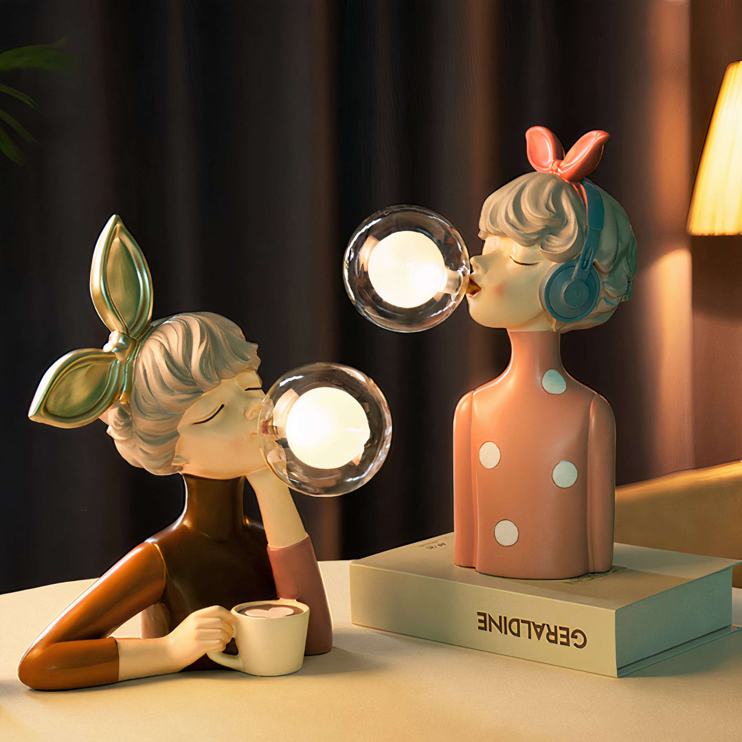 Ręcznie Robiona Lampa Stołowa Sisters | Designerskie Oświetlenie
