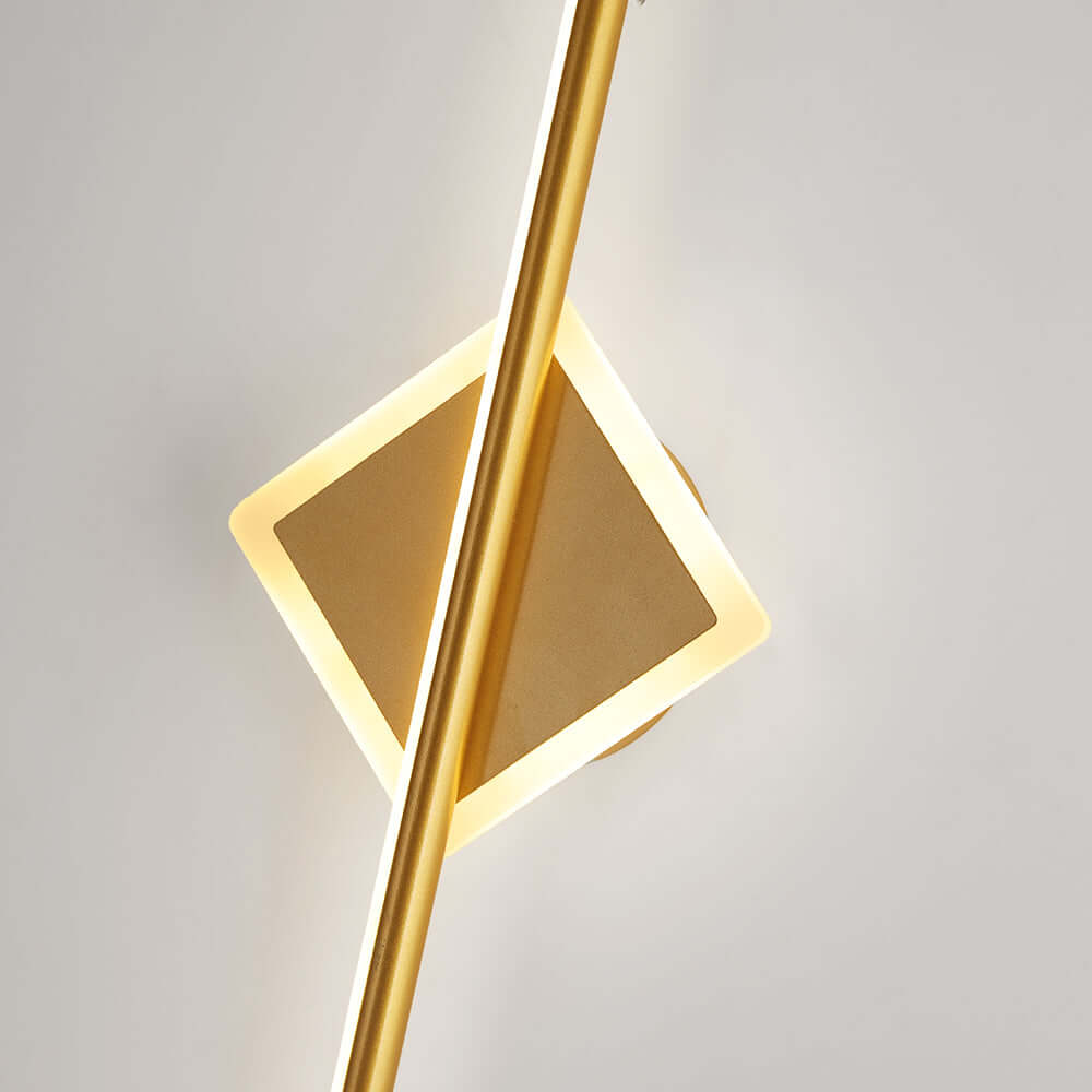 Nowoczesna okrągła/kwadratowa lampa ścienna LED