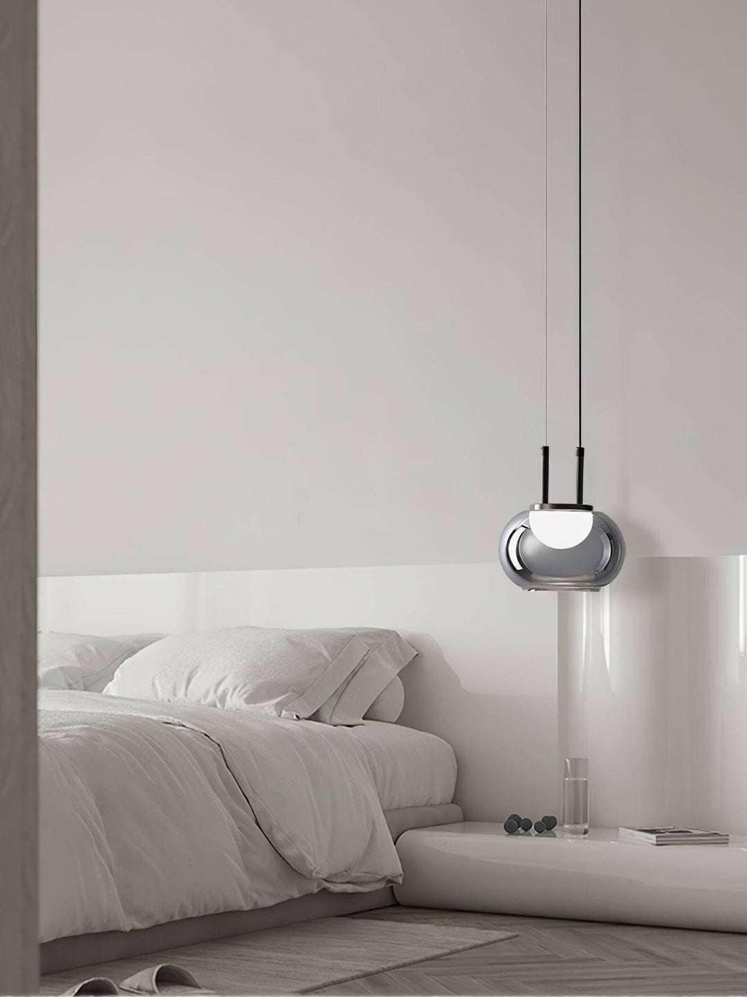 Lampa wisząca Halo - prezentacja koloru czarnego
